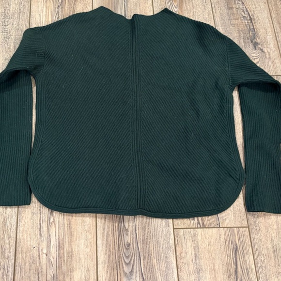 Babaton Chalmers Mock Knit Wool Blend Sweater Women’s Medium Green Pullover - Picture 9 of 11